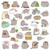 Stickers Fat Cat Cartoon Sticker Waterproof Removable Trolley Case Notebook Mobile Phone Water Cup Scooter Graffiti