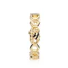 18K geelgouden bijen ringen set originele doos voor Pandora 925 sterling zilveren honingraat voor vrouwen meisjes mode-accessoires
