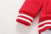 2019 Nowe ubrania Red Boy 100 CoatpantsBaby Romper Autumn Zima Zestawy 624 miesiące Bodysuit Infant Boys Zestawy Ubrania J19051380087