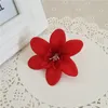 200st 8Colors Artificial Flower Head New Styles Artificial Orchid Silk Craft Flowers for Wedding Christmas Decoration Head Ring W3822580