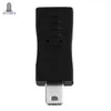 Svart Micro USB Kvinna till Mini USB Male Adapter Connector Converter Adapter Helt nyaste gratis frakt