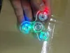 LED-blinkande Crystal Hand Spinner Clear Tri-Spinner Toy för vuxna eller Kids9436223