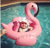 Anello da nuoto gonfiabile per bambini fenicottero unicorno cigno animale galleggianti materasso giocattolo divertente nuoto vasche da bagno divertente piscina giocattolo da spiaggia per 0-2 anni