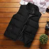 2019 New Casual Autunno Inverno Gilet Uomo Giacche Gilet spessi Uomo Cappotti senza maniche Uomo Gilet imbottito in cotone caldo Gilet uomo