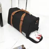Mode Leinwand Reisetaschen Frauen Männer Große Kapazität Klapp Duffle Tasche Organizer Verpackung Würfel Gepäck Mädchen Wochenende Bag256u