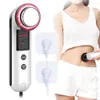 Mini Multifunctionele 3in1 EMS Elektrische Massage Huidverjonging LED Light Therapy Face Lifting Ultrasone Slimming Device