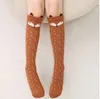 Girls Knee High Socks Fox Мультфильм Животные Чулки Принцесса Хлопок Длинные Носки Детские Моды Спортивные Леггинсы Нога Утечки Колготки Носки D7141