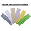 Cotton Stretch Headbands Yoga Softball Sports Soft Hair Band Sweatband Head