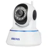 ESCAM QF002 caméra IP WIFI 720P P2P Vision nocturne prise en charge Android IOS pour entreprise à domicile