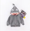 Felpe con cappuccio per bambini Cartoon Shark Cappotto con cappuccio con cerniera per ragazze Ragazzi Giacche primaverili Top Baby Casual Autunno Capispalla Maglione Capispalla Abbigliamento per bambini B7268