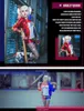 Darmowa Wysyłka Kobiety Halloween Suicide Squad Kostiumy Cosplay Quinn Costume Akcesoria Halloween Kobiet Popularna Cosplay