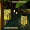 Solar Lantern Outdoor Lights For Hanging Garden Lantern Cylindrical Table Lamp Night Light Warm Lighting for Courtyard Garden Law9696436