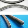 6mm x 6mm aluminum sliding door window brush seal dustproof strip weatherstripping draught excluder