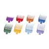 8pcs / Set Guide Peigne Tondeuse électrique Limite Combs Attachment Size Barber remplacement 3/6/10/13/16/19/22/25 mm