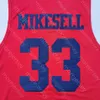 2020 Yeni Dayton Flyers Basketbol Jersey NCAA Kolej 33 Mikesell Kırmızı Hepsi Dikişli ve Nakış Erkekler Gençlik Boyutu