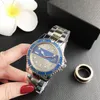 Reloj de pulsera de moda Marca Mujer Estilo de hombre banda de acero de metal Fecha relojes de cuarzo X54267F