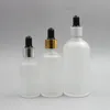 5 10 15ml Frosted Glass Bottles With Glass Eye Droppers Pipette 20 30 50 100ML Essential Oil Bottle for For Essential Oils Colognes Perfume