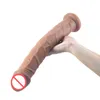 Masturbatore femminile lungo grande dildo vagina stimolare realistico giocattoli del sesso anale pene per le donne prodotto adulto
