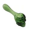 Paladin886 Y068 Colorful Smoking Pipes About 4 Inches Length Tobacco Dry Herb Skull Spoon Glass Hand Pipe