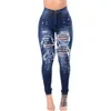 High Tailed gescheurde jeans voor dames broek plus size skinny jeans 2020 nieuwe denim vriendje kanten slanke stretch holes potlood broek 8216571