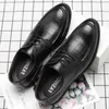 Hauteur augmentant ascenseur chaussures nouveaux hommes Oxfords hommes élégants chaussures habillées formelles 2019 chaussures de marié noir marron à lacets