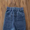 Pantalon évasé pour enfants INS Cut Cut bébé fille Pantalon en denim enfants glands jeans fashion Boutique Designer Clothes C6476