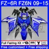 Glänzender blauer heißer Körper für Yamaha FZ6N FZ6 R FZ 6N FZ6R 09 10 11 12 13 14 15 239HM.11 FZ-6R FZ 6R 2009 2010 2011 2012 2013 2014 2015 Verkleidungen
