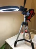 7.9INCH LED RING LIGHT Photo Studio Camera Light Photography Dimmerbar Videoljus för YouTube Makeup Selfie med stativ telefonhållare