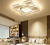 Rectangle Modern led ceiling lights for living room bedroom white or coffee finished square ceiling lamp MYY