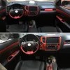 For Mitsubishi Outlander 2016-19 Interior Central Control Panel Door Handle Carbon Fiber Stickers Decals Car styling Accessorie218f