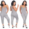 Nuove tute aderenti estive moda sexy cinturino per spaghetti bretelle attillate body da donna slim casual pagliaccetti da sera