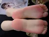 High quality real Female sexy doll Foot mannequin Elastic Silicone Photography Silk Stockings Jewelry Model soft Silica gel 2PC/lot C729