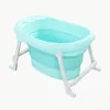 Babytubs persoonlijkheid badkuip vouwbad vat plastic niet-slip opvouwbare kinderen bad vat groot