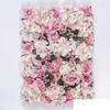 40x60cm de soie rose des fleurs artificielles Décoration de mariage Mur fleur romantique pour fond de mariage décoration9785626