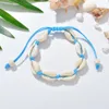 Trendy Handmade Sea Shell charm Bracelets For Women Bohemian beach Seashell String Rope chains Fashion Boho Jewelry Gift