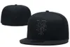 FashionNew Fashion Letters N Y Cap Men Fitited Hats Flat Brim Brim Brand Designer S Team Fans Full Closed Chapeu Baseball CA4154151