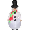 Maschere da festa Natale gonfiabile del pupazzo di neve costume costume per adulti Cosplay di Halloween FP81