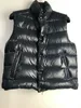 Mode-Classique marque Hommes hiver vers le bas gilet plume weskit vestes hommes gilets décontractés manteau vêtements d'extérieur homme veste