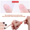 Cuticle Pusher Cutter Set RVS Double Ended Cuticle Pusher en Triangle Cuticle Peeler Professionele nagellakremover9363352
