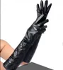 Women Long tube sheepskin gloves Genuine Leather Sexy soft Driving Bow rhombus soft warm Wedding ball show dance bride finger glov3020388