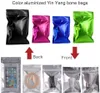 100pcs Mylar Zip Lock Bags Resealable Aluminum Foil Bags Sample Bags Resealable Bulk Food Storage Bag9578485