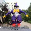 Outdoor Parade Peformance Walking Gonfiabile Clown Burattino 3.5m Figura del fumetto controllata a mano Blow Up Costume da clown per eventi