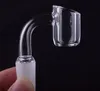 4mm Thick Quartz Banger Nail Club Domeless 45/90 degree 10/14/18mm Quartz Nail for Water Pipes