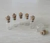 100 x 1ml Small Glass Bottle with Eye Hook 1ML Mini Corked Bottle 0.5ml 0.6ml 1.5ml 2ml 2.5ml 3ml is Available Glass Conatiners