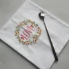 High-quality Embroidered Tea Towels Cotton Napkins Table Napkins Home Kitchen Servetten Wedding Cloth Napkins Wine Cup towel 45*70cm WCW673