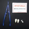 4 tamanhos vampiro grillz zumbis de dentes fang grades dentários