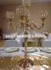 Wedding table centerpiece crystal candle holder 5 arms crystal candelabra for home decor senyu0007