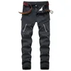 Heren paarse jeans modeontwerper multi-zakken rechte stretch hiphop denim heren streetwear broek Amerikaanse maat 29 ~ 42