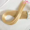 wholesale Tape in human hair extensions skin weft colors blonde remy hair 16 to 24 inch 20pcs/bag,40g,50g,60g Free Shipping