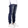 Moda estiramento jeans masculino denim jogger design hip hop joggers para homem y5036